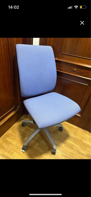 Juego 3 Sillas Oficina Azul (se venden separadas)