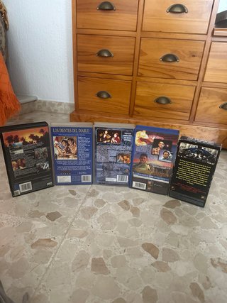 Pack 8 Películas VHS Acción Aventura Clásicos