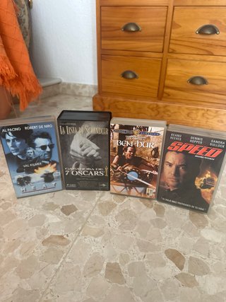 Pack 8 Películas VHS Acción Aventura Clásicos