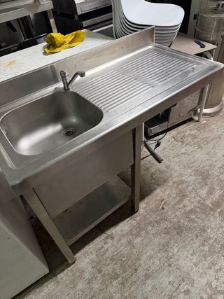 Fregadero Acero Inoxidable 120x55x85 para lavavjil