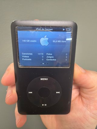 Apple iPod Classic 160GB 7ª Gen Negro