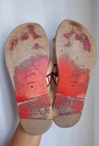 CHRISTIAN LOUBOUTIN T-38-39 SANDALIAS ORIGINALES