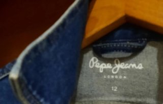 Cazadora Vaquera Pepe Jeans Talla 12.Talla grande