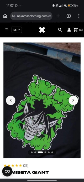Camiseta Eren Nakama Clothing Shingeki no Kyojin