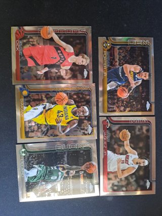 Lote 20 cartas NBA Topps Chrome