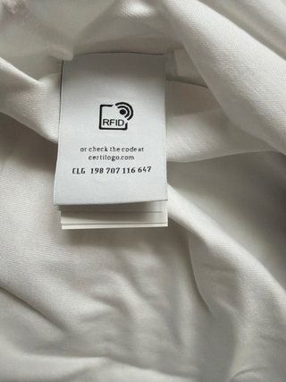 Maglietta Off-White S Bianca Uomo, logo ricamato