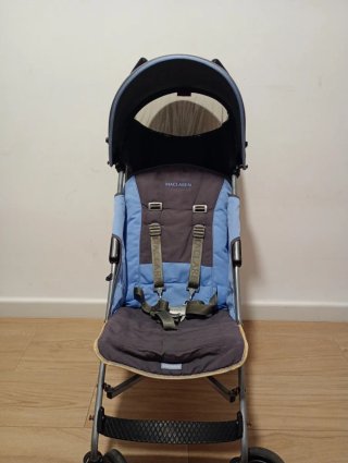 Carrito Maclaren azul y gris