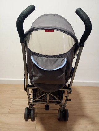 Carrito Maclaren azul y gris