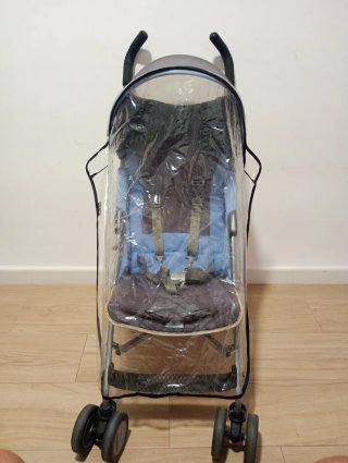 Carrito Maclaren azul y gris