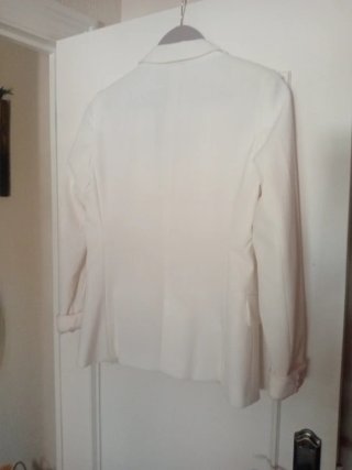 Americana Stradivarius Blanca Talla M