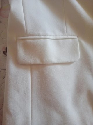 Americana Stradivarius Blanca Talla M