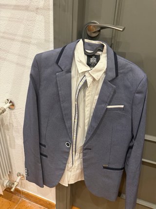 Traje de chico SMK Little Boy azul