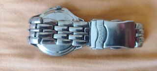 Reloj Fossil Plata y Naranja