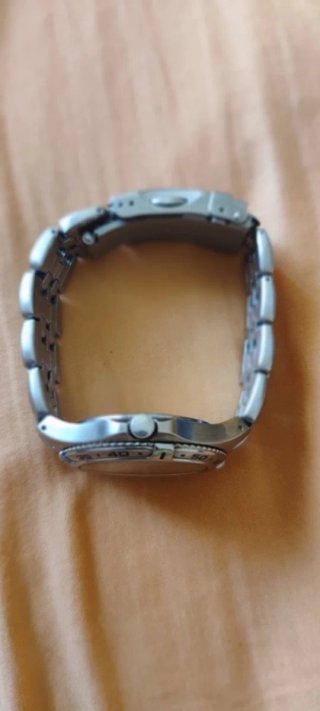Reloj Fossil Plata y Naranja