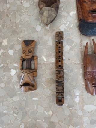 Lote 10 Piezas Artesanía Africana Madera