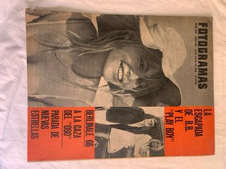Lote de cinco revistas antiguas Fotogramas 1966