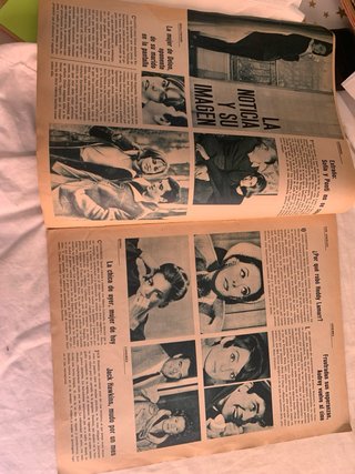 Lote de cinco revistas antiguas Fotogramas 1966