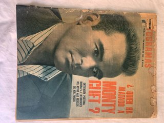Lote de cinco revistas antiguas Fotogramas 1966