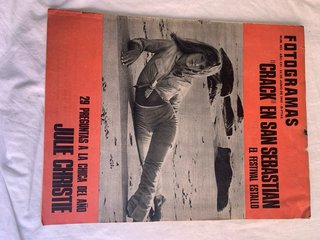 Lote de cinco revistas antiguas Fotogramas 1966