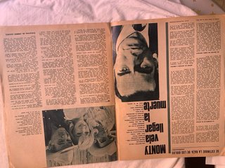 Lote de cinco revistas antiguas Fotogramas 1966