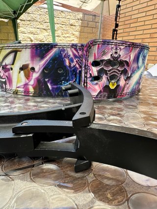 Cinturón Powerlifting Cuero Nobuk Dragon ball Z