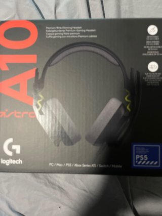 Auriculares Gaming Astro A10 PS5(Solo caja )