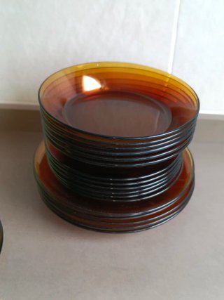 Vajilla Duralex Cristal Ambar