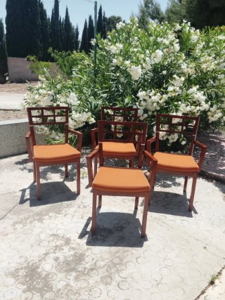 Juego de 4 sillas de haya