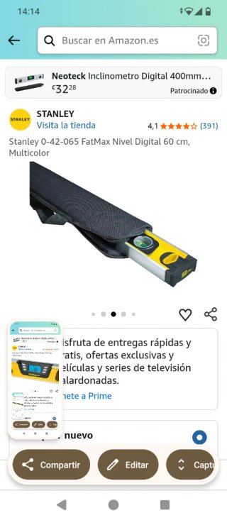 Nivel Stanley FatMax Digital 60 cm