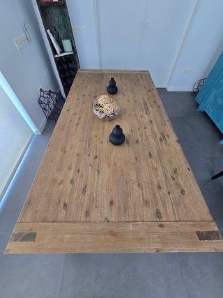 Mesa comedor extensible madera maciza