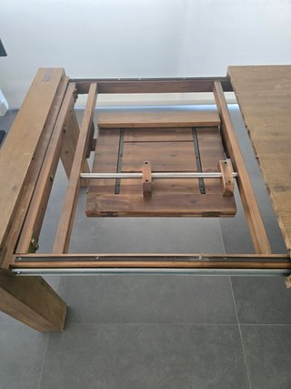 Mesa comedor extensible madera maciza