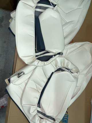 Fundas Asiento Autocaravana Polipiel Beige