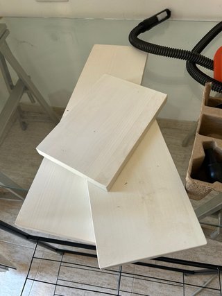 Estantería Liza 4 baldas madera blanca