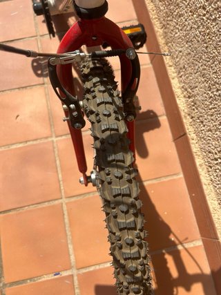 Bicicleta TOPBIKE Blanca y Roja