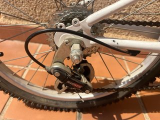 Bicicleta TOPBIKE Blanca y Roja