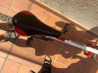 Bicicleta TOPBIKE Blanca y Roja