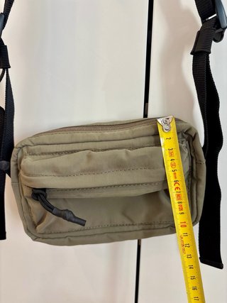 Bolso Zara Sport Caqui Tira Hombro nuevo