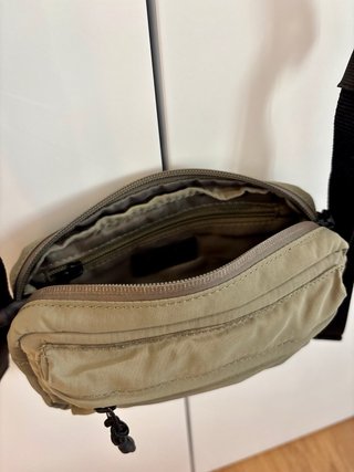 Bolso Zara Sport Caqui Tira Hombro nuevo