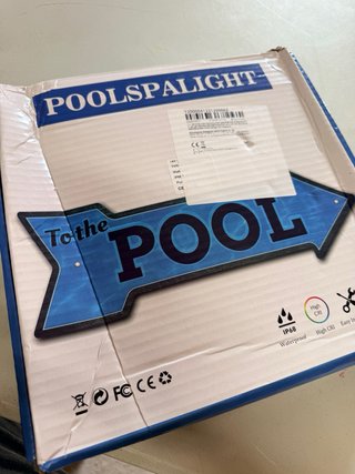Luz LED Sumergible Piscina ABS/PC