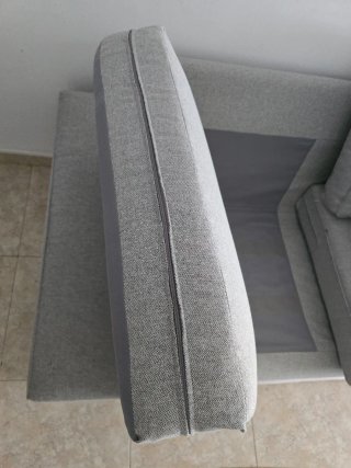 Sofá KIVIK IKEA Gris Tela