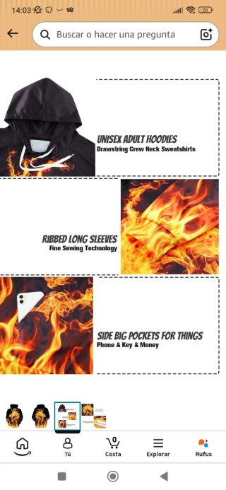 Sudadera con estampado de dragón de fuego
