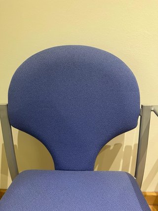 Lote 2 Sillas Confidente Azul