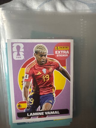 Carta Panini FIFA Extra Sticker Lamine Yamal
