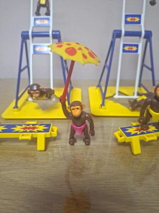 Juego de circo Playmobil monos