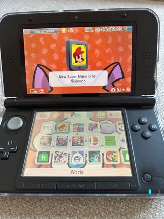 Nintendo 3DS XL  + Mario Kart 7 y Mario Maker