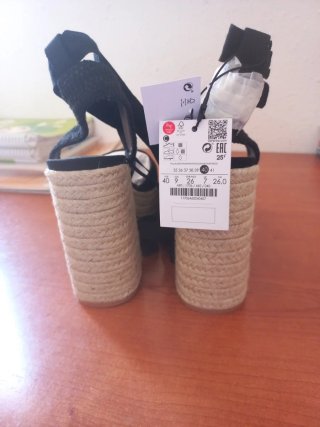 Sandalias Bershka Negras Talla 40