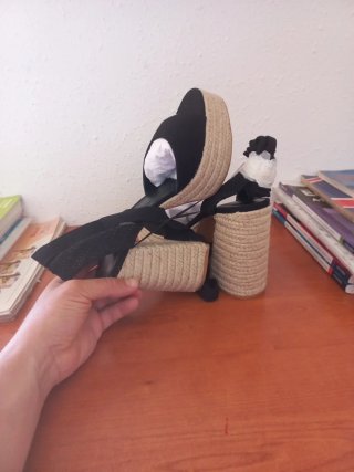 Sandalias Bershka Negras Talla 40