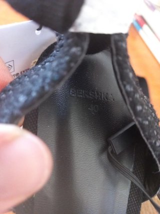 Sandalias Bershka Negras Talla 40