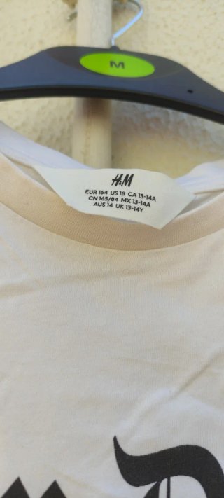 Camiseta H&M Talla 13/14 años