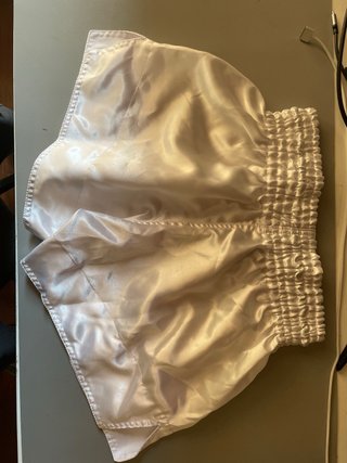 Pantalón de Lucha Venum Blanco y Dorado